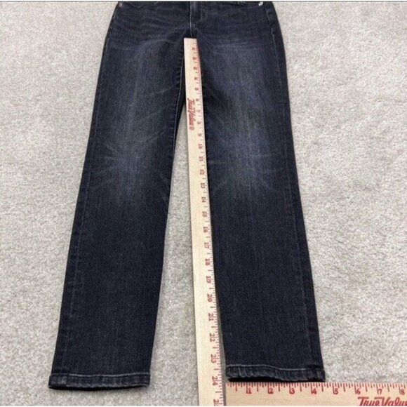 J. Crew Women’s Black Toothpick Skinny Jeans Size 23 Petite Pockets - Picture 4 of 10